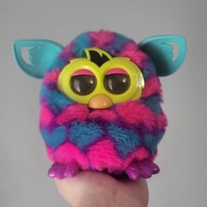 Furby Boom Interactive Talking Pet Figure 2012 Hasbro Pink/Blue